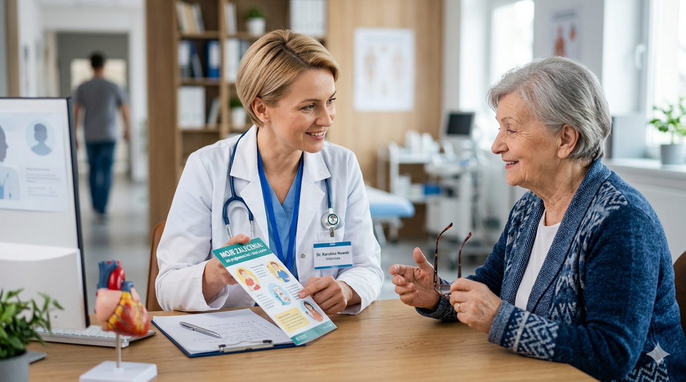 Edukacja pacjenta i sprawdzenie zrozumienia zaleceń (teach-back, health literacy)