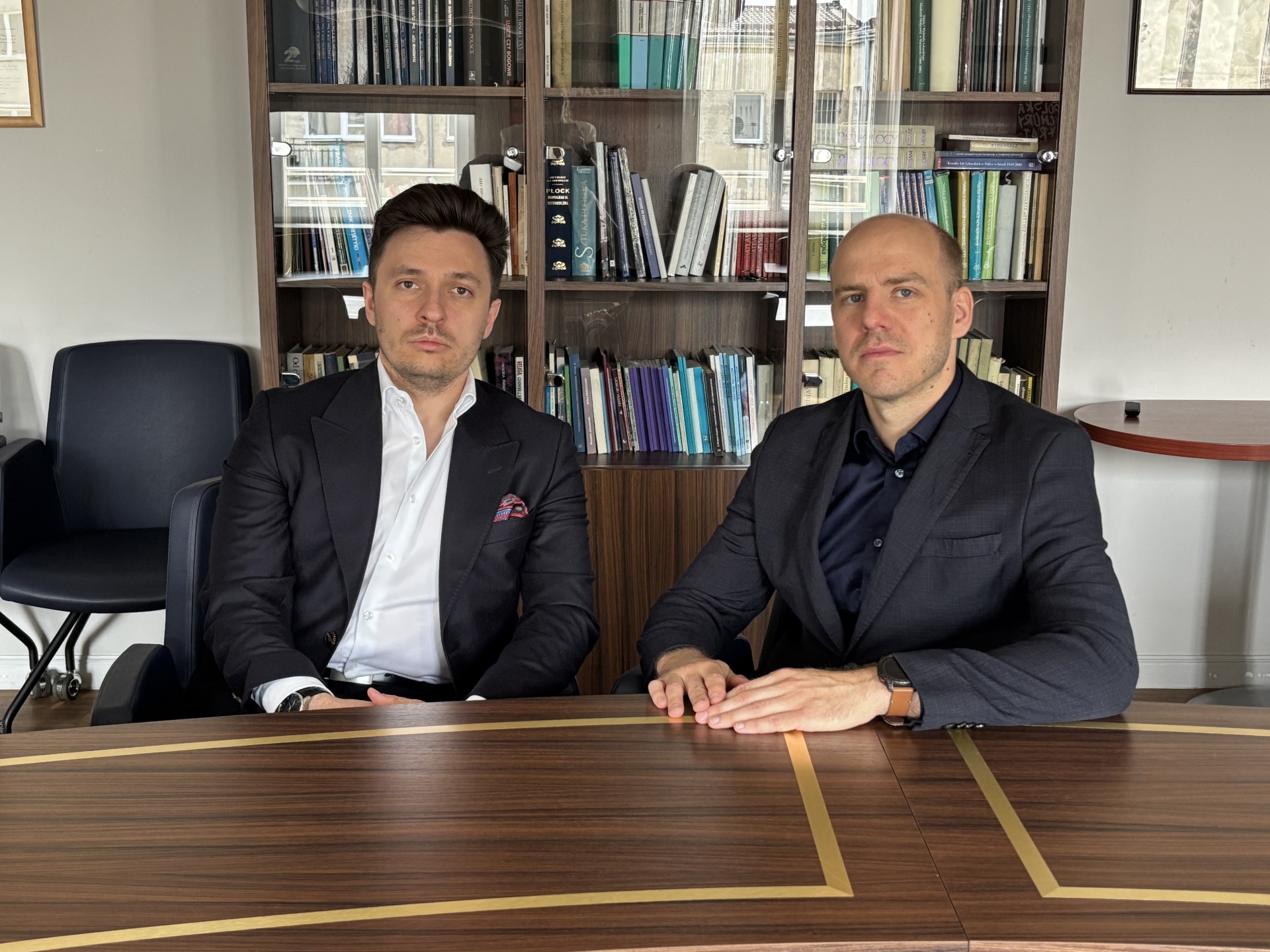 mecenas dr. n. pr. Sebastian Stykowski i wiceprezes ORL w Warszawie Krzysztof Herman