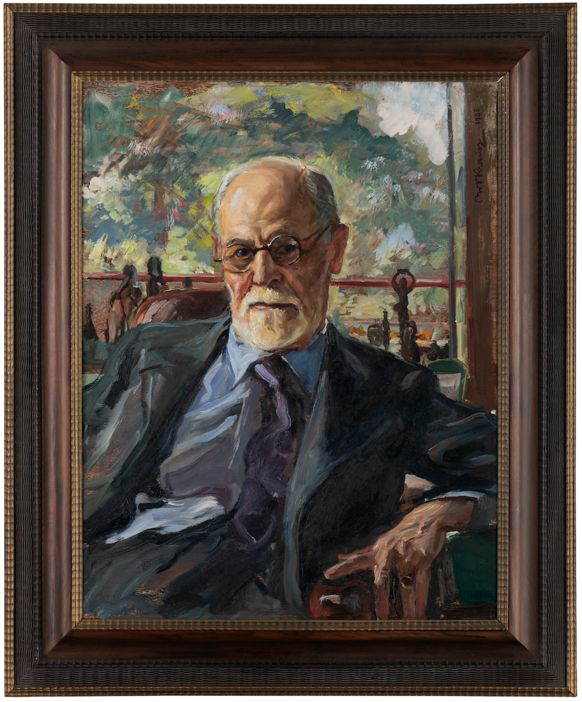 Portret Sigmunda Freuda autorstwa Wilhelma Victora Krausza, 1936 fot. David Peters